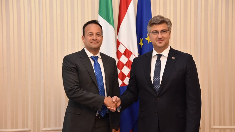 Strong mutual support and friendship between Croatia and Ireland
